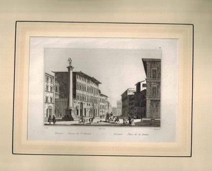 Firenze. Piazza di Santa Trinità