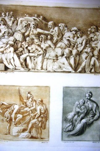 Disegni originali d'eccellenti pittori esistenti nella Real Galleria di Firenze incisi ed imitati nella loro grandezza e colori...