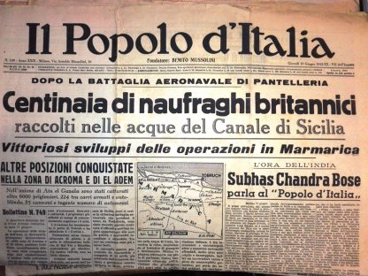 Centinaia di naufraghi britannici nel Canale di Sicilia...