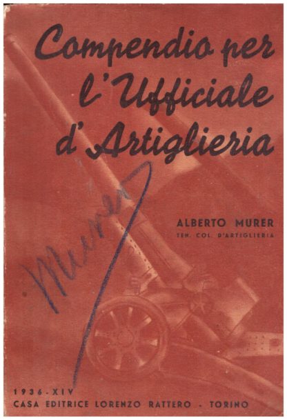 Compendio per l'Ufficiale d'Artiglieria