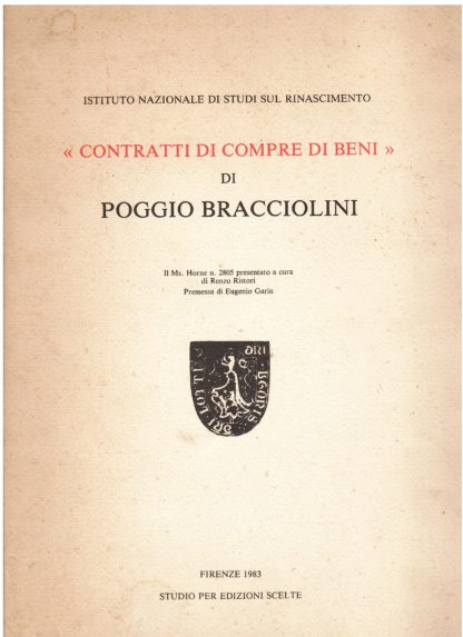 Contratti di compre di beni di Poggio Bracciolini