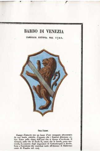 Famiglie celebri italiane: Barbo di Venezia