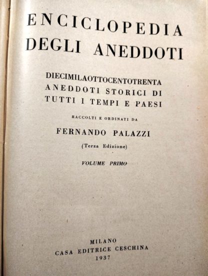 Enciclopedia degli Aneddoti