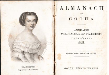 Almanach de Gotha 1855